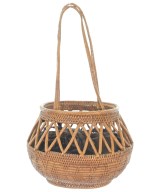 Agnes b.（アニエスベー）かごバッグ 茶 サイズ:- レディース/2200615889023