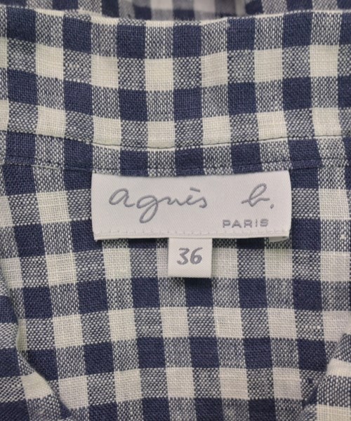 Agnes b.（アニエスベー）シャツワンピース 紺 サイズ:36(S位) レディース/2200602593025