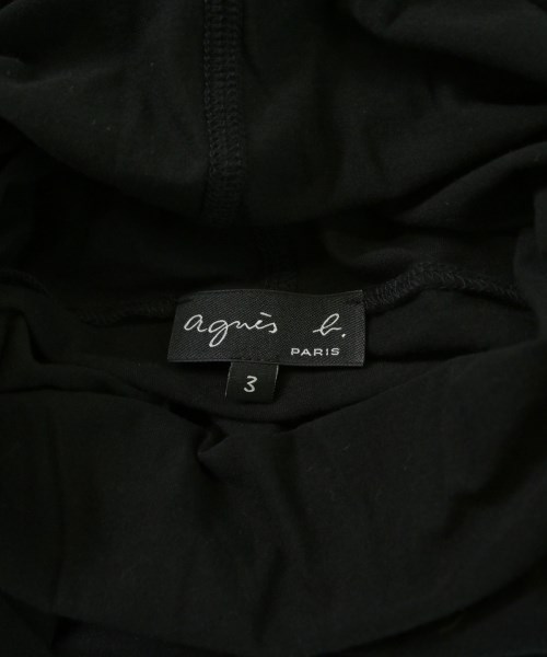 Agnes b.（アニエスベー）Tシャツ・カットソー 黒 サイズ:3(L位) レディース/2200674269040
