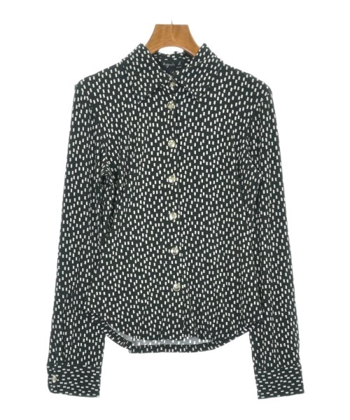 Agnes b.(アニエスベー)カジュアルシャツ 黒 サイズ:1(S位)/2200675198028