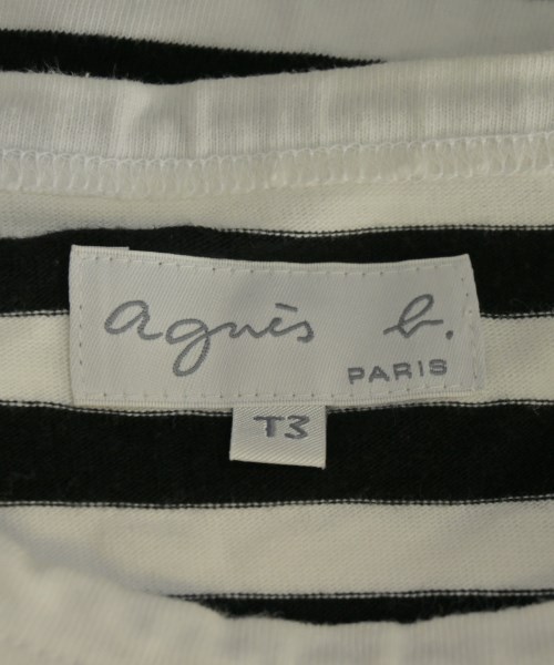 Agnes b.（アニエスベー）Tシャツ・カットソー 白 サイズ:3(L位) レディース/2200672939280