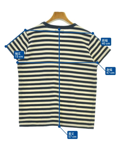 Agnes b.（アニエスベー）Tシャツ・カットソー 紺 サイズ:3(L位) レディース/2200675526074