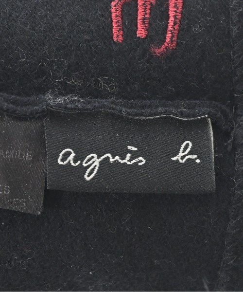 Agnes b.（アニエスベー）手袋 黒 サイズ:- レディース/2200673657053