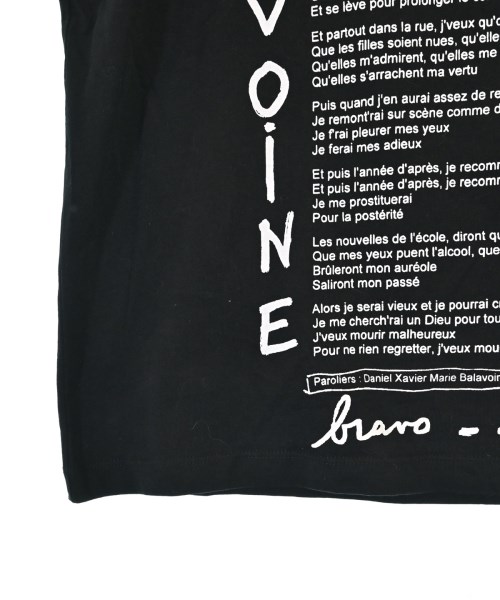 Agnes b.（アニエスベー）Tシャツ・カットソー 黒 サイズ:1(S位) レディース/2200676830019