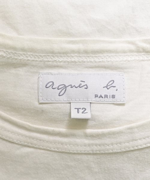 Agnes b.（アニエスベー）Tシャツ・カットソー 白 サイズ:T2(M位) レディース/2200676578157
