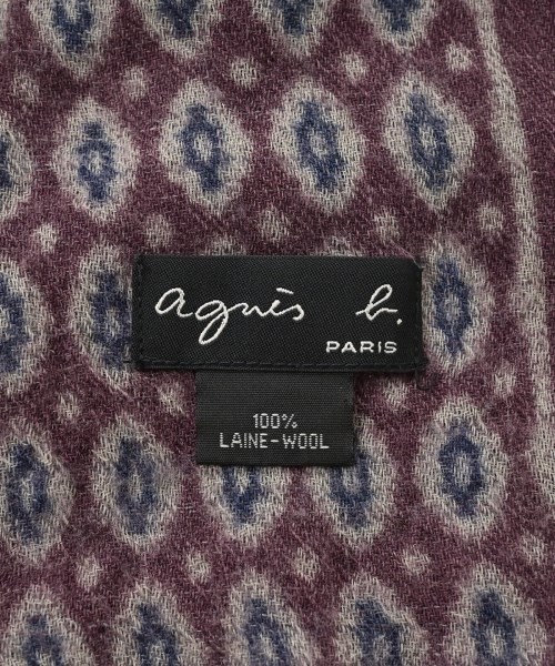 Agnes b.（アニエスベー）ストール 紫 サイズ:- レディース/2200676149159