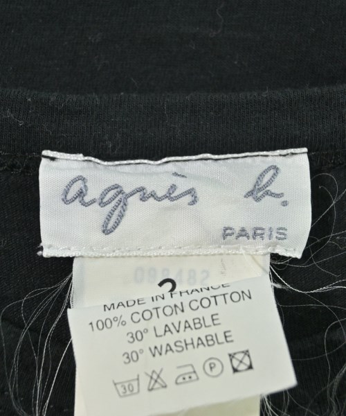 Agnes b.（アニエスベー）Tシャツ・カットソー 黒 サイズ:2(M位) レディース/2200678870037