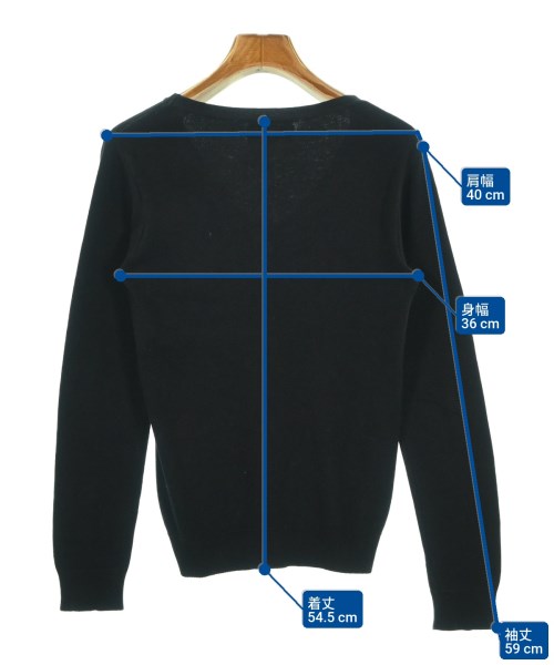 Agnes b.（アニエスベー）Tシャツ・カットソー 黒 サイズ:1(S位) レディース/2200679327059