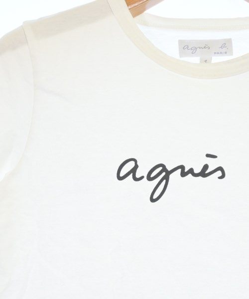 Agnes b.（アニエスベー）Tシャツ・カットソー 白 サイズ:1(S位) レディース/2200675618069