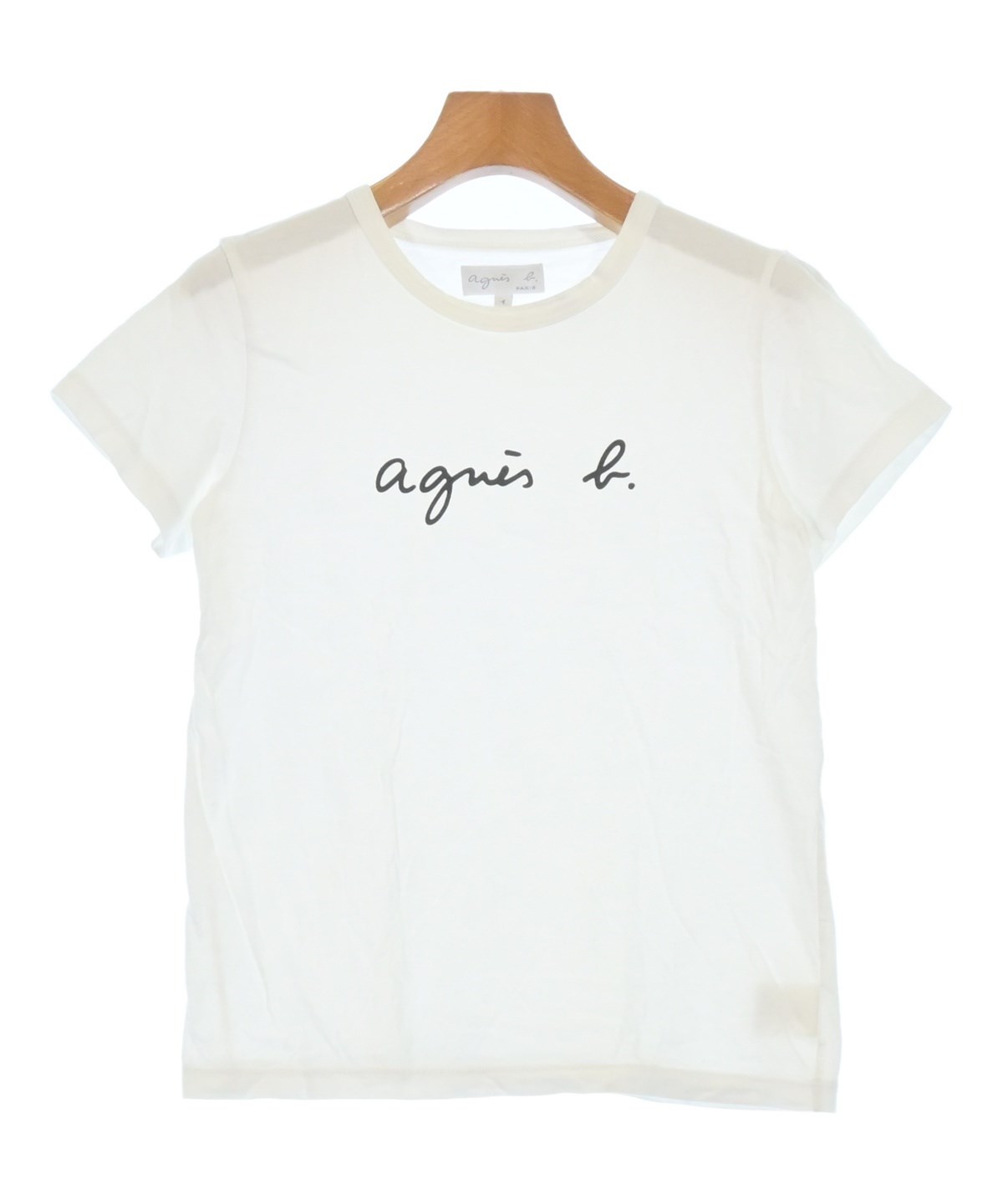 Agnes b.（アニエスベー）Tシャツ・カットソー 白 サイズ:1(S位 