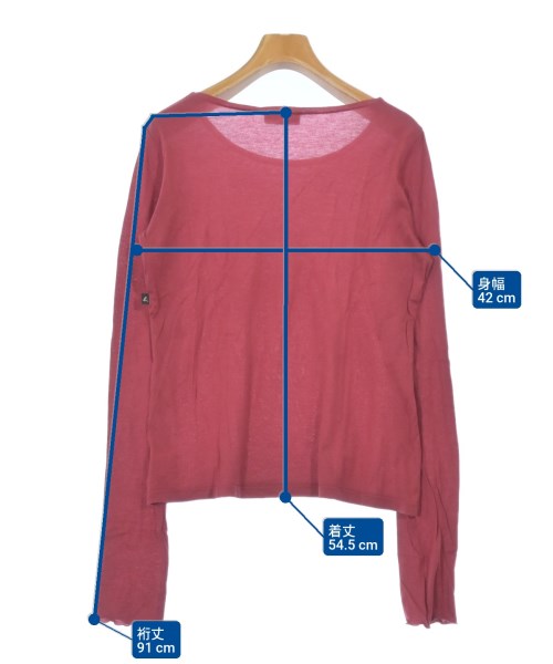 Agnes b.（アニエスベー）Tシャツ・カットソー 赤 サイズ:-(M位) レディース/2200675204057