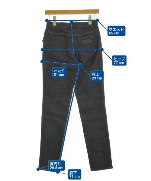 Agnes b.（アニエスベー）デニムパンツ 黒 サイズ:26(M位) レディース/2200680683014