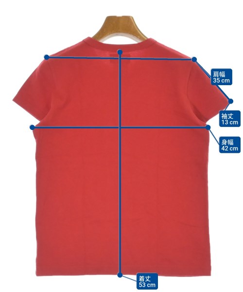 Agnes b.（アニエスベー）Tシャツ・カットソー 赤 サイズ:1(S位) レディース/2200679263142