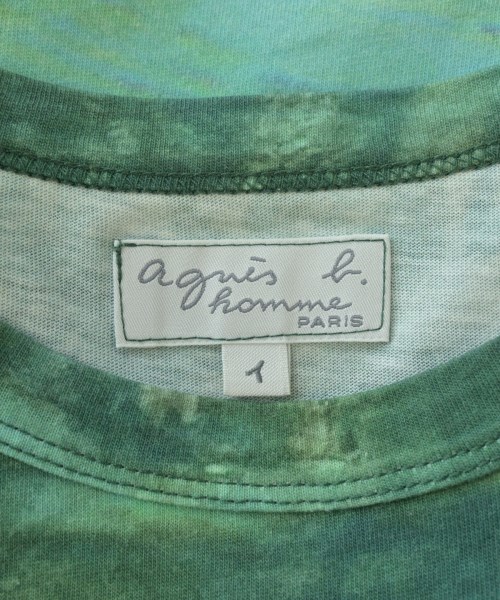 Agnes b.（アニエスベー）Tシャツ・カットソー 緑 サイズ:1(S位) メンズ/2200694065127