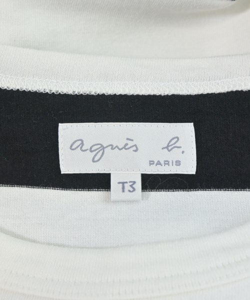 Agnes b.（アニエスベー）Tシャツ・カットソー 黒 サイズ:3(L位) レディース/2200693238041