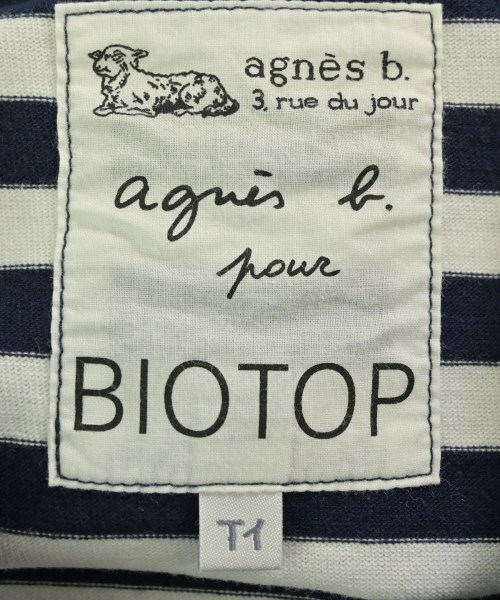 Agnes b.（アニエスベー）Tシャツ・カットソー 白 サイズ:1(S位) レディース/2200694085095