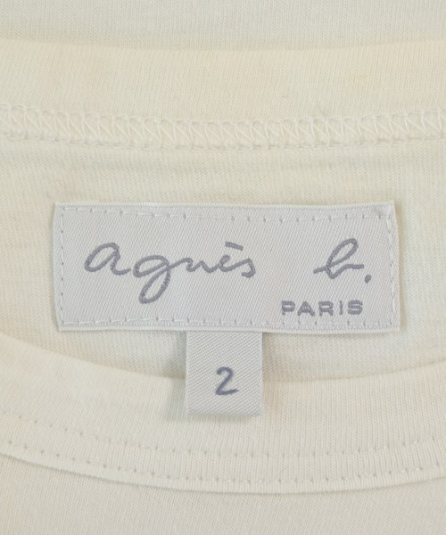 Agnes b.（アニエスベー）Tシャツ・カットソー 白 サイズ:2(M位) レディース/2200692390078