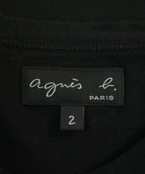 Agnes b.（アニエスベー）Tシャツ・カットソー 黒 サイズ:2(M位) レディース/2200692390085