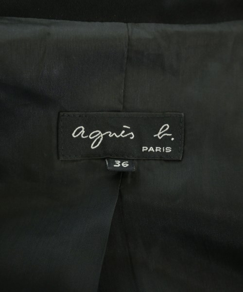Agnes b.（アニエスベー）チェスターコート 黒 サイズ:36(S位) レディース/2200695582074