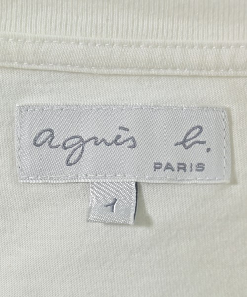 Agnes b.（アニエスベー）Tシャツ・カットソー 白 サイズ:1(S位) レディース/2200696979040