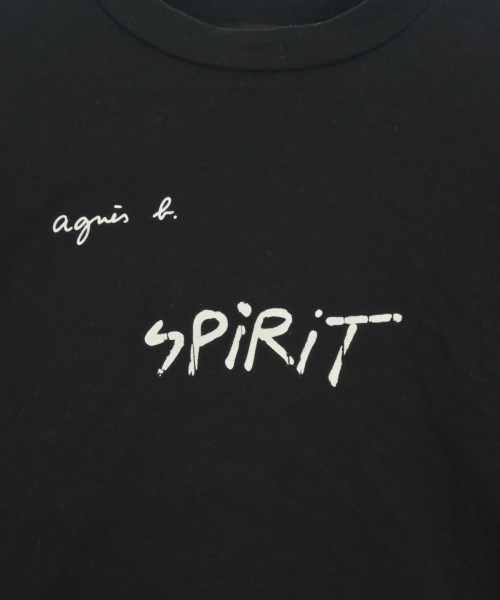 Agnes b.（アニエスベー）Tシャツ・カットソー 黒 サイズ:1(S位) レディース/2200697307071