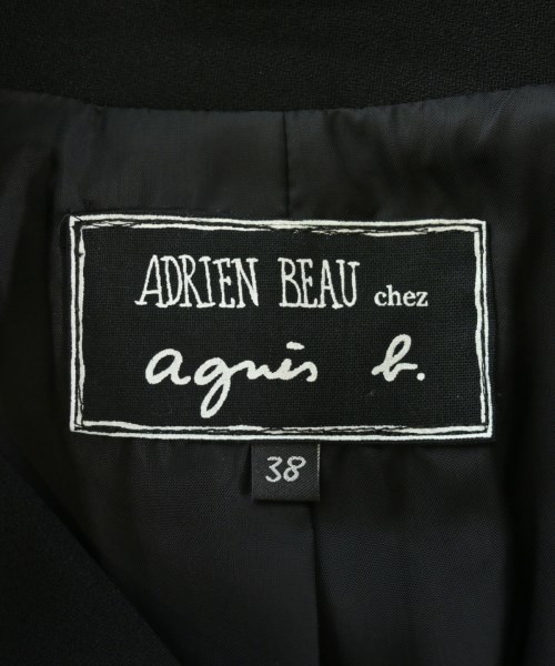 Agnes b.（アニエスベー）テーラードジャケット 黒 サイズ:38(M位) レディース/2200663364145
