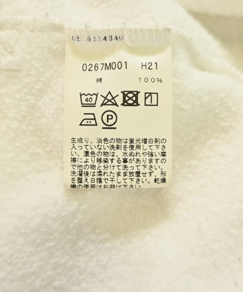 Agnes b.（アニエスベー）スウェット 白 サイズ:2(M位) レディース/2200694956029
