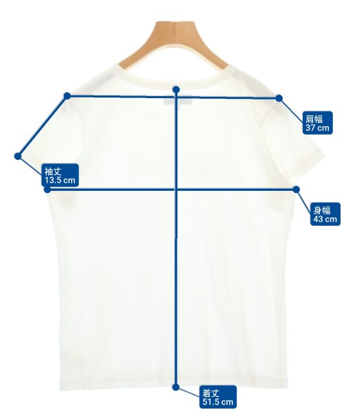Agnes b.（アニエスベー）Tシャツ・カットソー 白 サイズ:2(M位) レディース/2200699456074