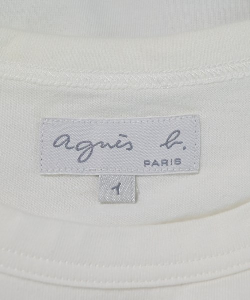 Agnes b.（アニエスベー）Tシャツ・カットソー 白 サイズ:1(S位) レディース/2200696558030
