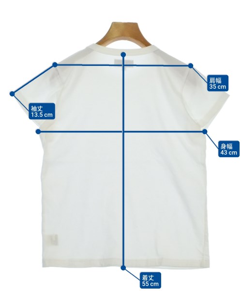 Agnes b.（アニエスベー）Tシャツ・カットソー 白 サイズ:1(S位) レディース/2200696558030