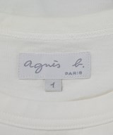Agnes b.（アニエスベー）Tシャツ・カットソー 白 サイズ:1(S位) レディース/2200696558030