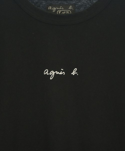 Agnes b.（アニエスベー）Tシャツ・カットソー 黒 サイズ:M レディース/2200695939090