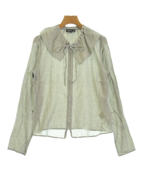 Agnes b.(アニエスベー)カジュアルシャツ グレー サイズ:36(S位)/2200648223245