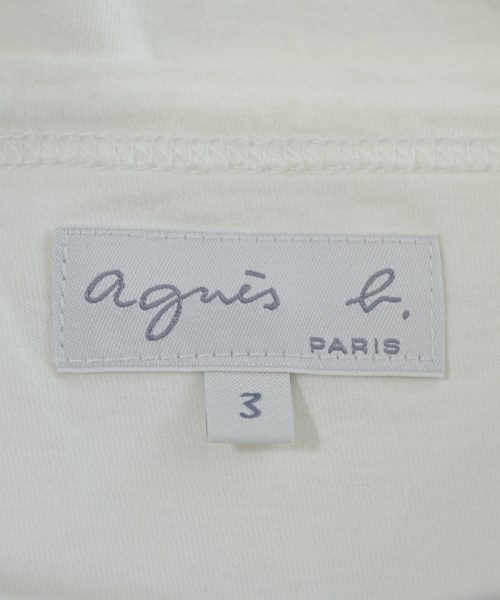 Agnes b.（アニエスベー）Tシャツ・カットソー 白 サイズ:S レディース/2200648642015
