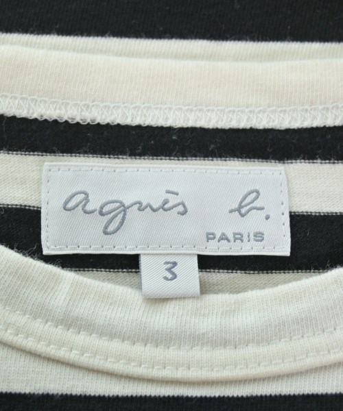 Agnes b.（アニエスベー）Tシャツ・カットソー 黒 サイズ:3(L位) レディース/2200654222034