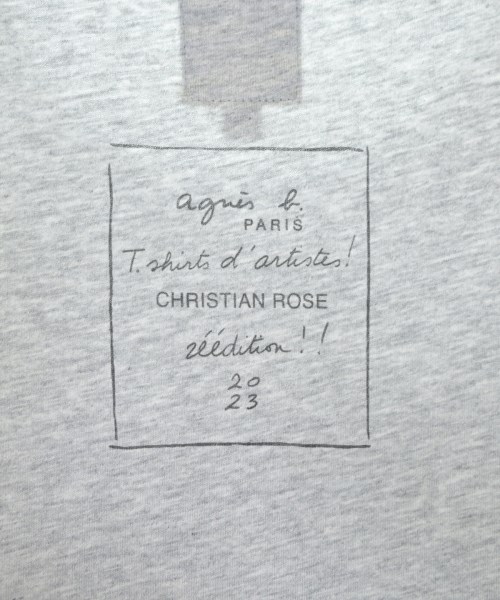 Agnes b.（アニエスベー）Tシャツ・カットソー グレー サイズ:L メンズ/2200654222041