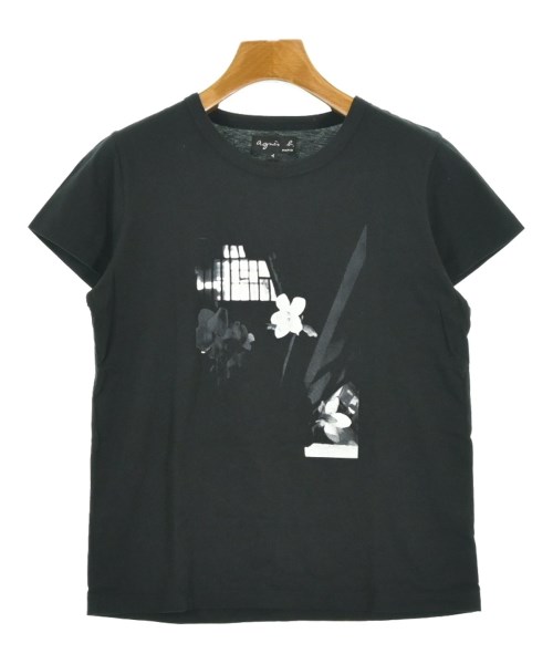 Agnes b.（アニエスベー）Tシャツ・カットソー 黒 サイズ:1(S位) レディース/2200710415134