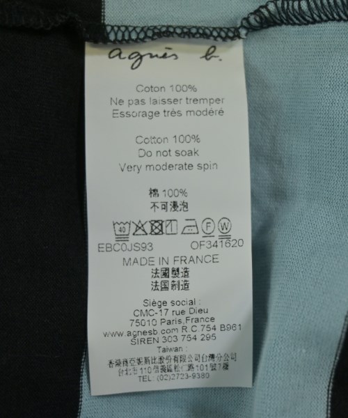 Agnes b.（アニエスベー）Tシャツ・カットソー 青 サイズ:1(S位) レディース/2200708999103