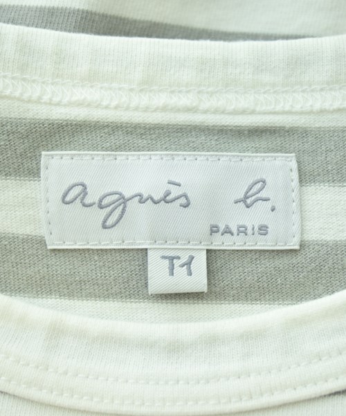 Agnes b.（アニエスベー）Tシャツ・カットソー グレー サイズ:1(S位) レディース/2200709714057