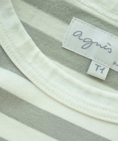 Agnes b.（アニエスベー）Tシャツ・カットソー グレー サイズ:1(S位) レディース/2200709714057