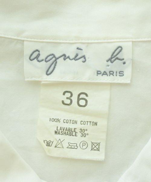 Agnes b.（アニエスベー）カジュアルシャツ 白 サイズ:36(S位) レディース/2200711879171