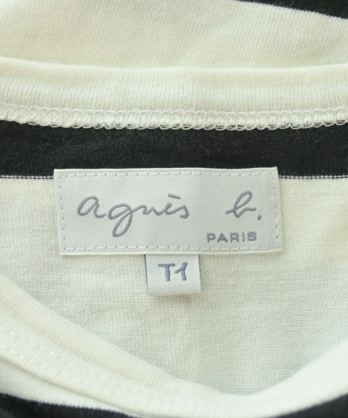 Agnes b.（アニエスベー）Tシャツ・カットソー 黒 サイズ:1(S位) レディース/2200709284079