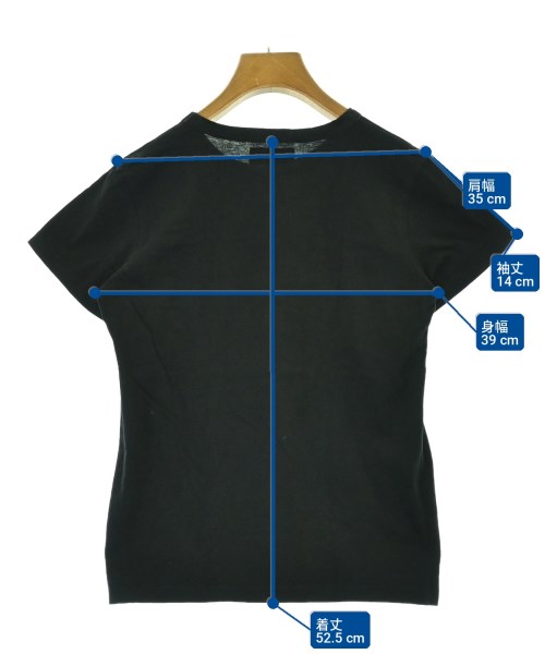 Agnes b.（アニエスベー）Tシャツ・カットソー 黒 サイズ:1(S位) レディース/2200709968030