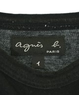 Agnes b.（アニエスベー）Tシャツ・カットソー 黒 サイズ:1(S位) レディース/2200709968030