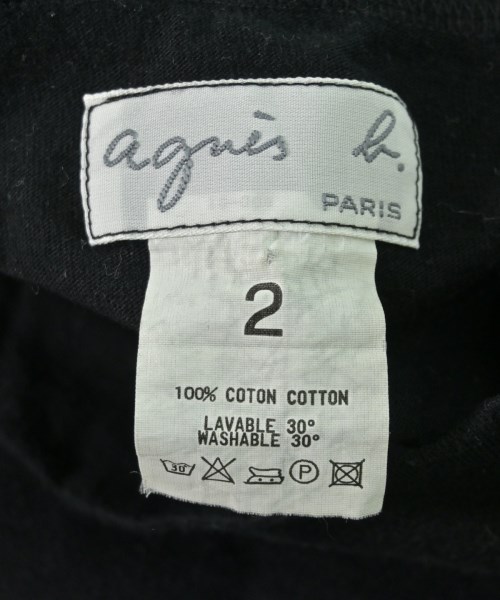 Agnes b.（アニエスベー）Tシャツ・カットソー 黒 サイズ:2(M位) レディース/2200711371019