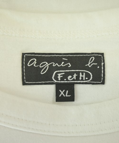 Agnes b.（アニエスベー）Tシャツ・カットソー 白 サイズ:XL メンズ/2200714461137