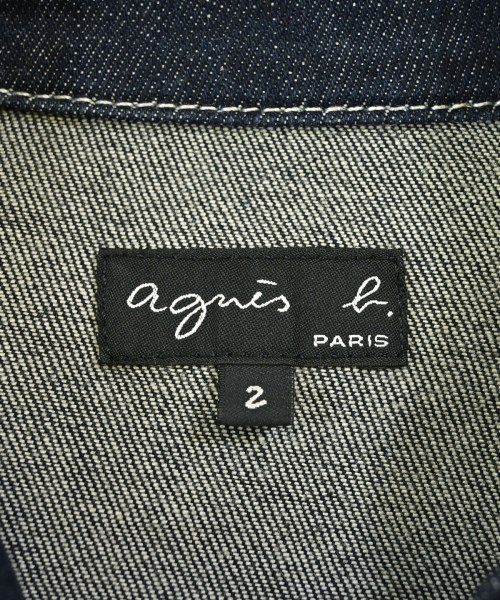 Agnes b.（アニエスベー）デニムジャケット 紺 サイズ:2(M位) メンズ/2200715026199
