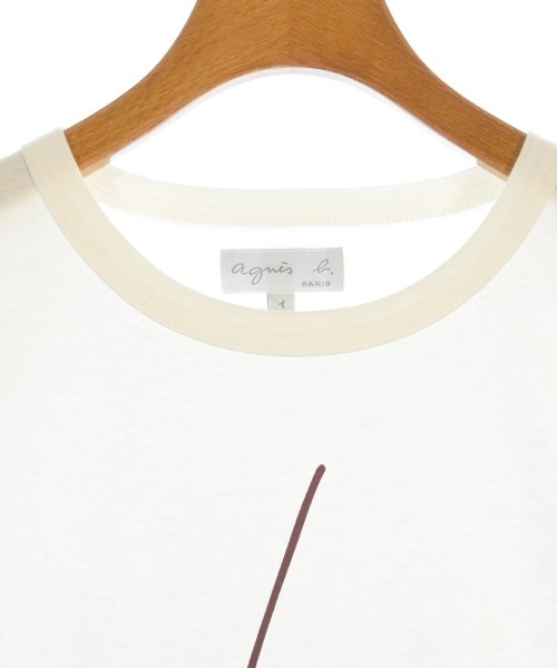 Agnes b.（アニエスベー）Tシャツ・カットソー 白 サイズ:1(S位) レディース/2200711843080