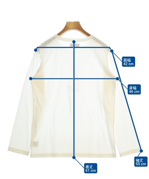 Agnes b.（アニエスベー）Tシャツ・カットソー 白 サイズ:1(S位) レディース/2200711843080