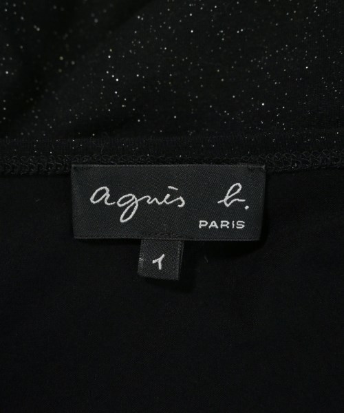Agnes b.（アニエスベー）Tシャツ・カットソー 黒 サイズ:1(S位) レディース/2200711843134